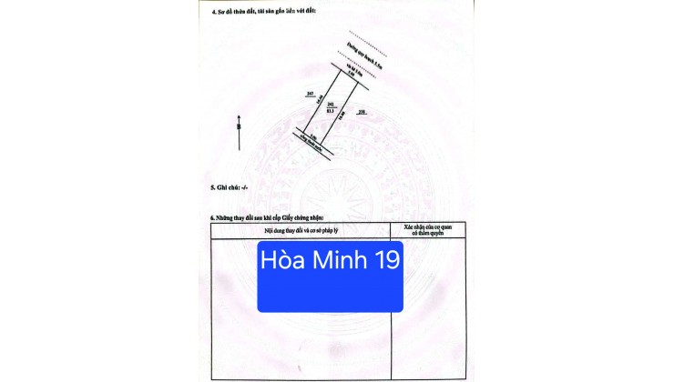 Bán đất đường Hoà Minh 19 - Gần ĐH Bách Khoa